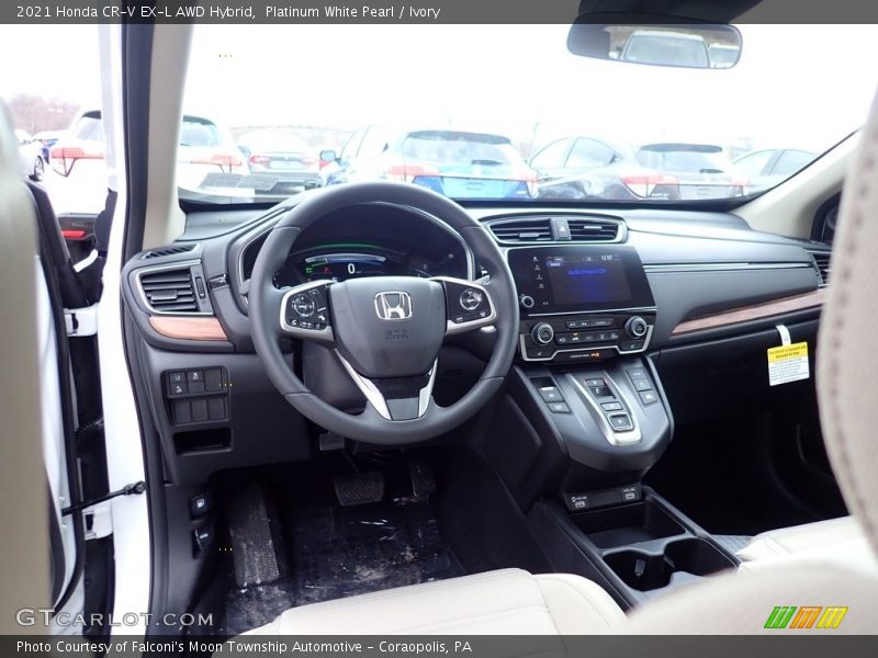 Front Seat of 2021 CR-V EX-L AWD Hybrid