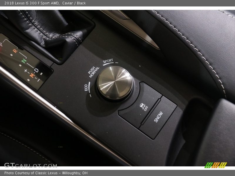 Caviar / Black 2018 Lexus IS 300 F Sport AWD