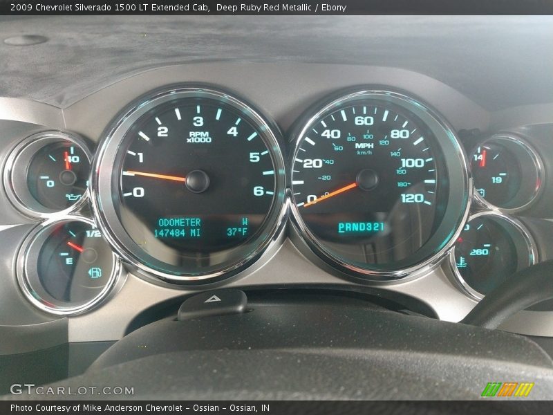  2009 Silverado 1500 LT Extended Cab LT Extended Cab Gauges
