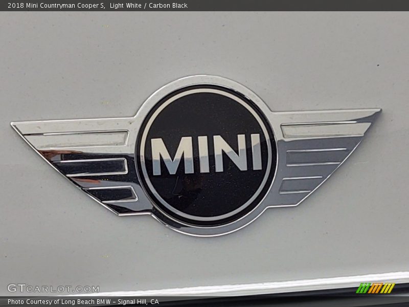 Light White / Carbon Black 2018 Mini Countryman Cooper S