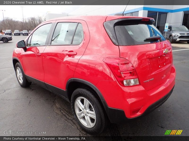 Red Hot / Jet Black 2020 Chevrolet Trax LS AWD