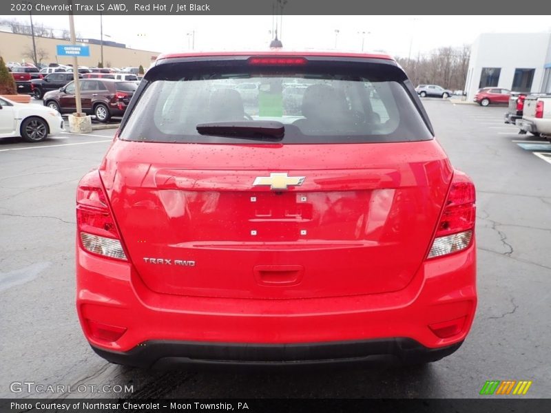 Red Hot / Jet Black 2020 Chevrolet Trax LS AWD