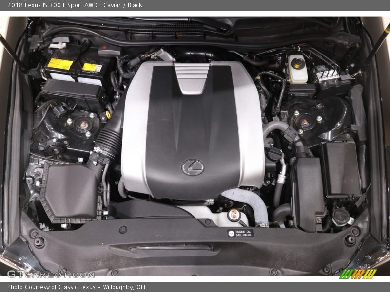 Caviar / Black 2018 Lexus IS 300 F Sport AWD