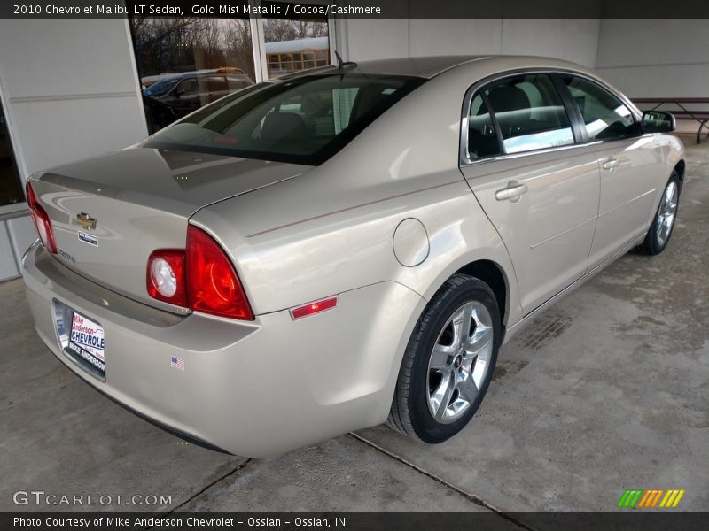 Gold Mist Metallic / Cocoa/Cashmere 2010 Chevrolet Malibu LT Sedan