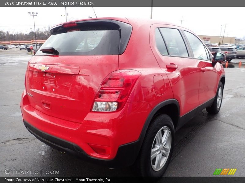 Red Hot / Jet Black 2020 Chevrolet Trax LS AWD