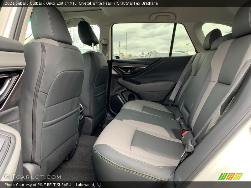 Crystal White Pearl / Gray StarTex Urethane 2021 Subaru Outback Onyx Edition XT
