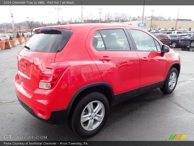 Red Hot / Jet Black 2020 Chevrolet Trax LS AWD