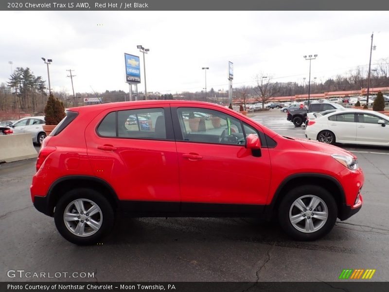 Red Hot / Jet Black 2020 Chevrolet Trax LS AWD