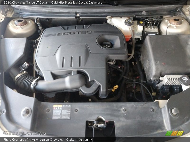 Gold Mist Metallic / Cocoa/Cashmere 2010 Chevrolet Malibu LT Sedan