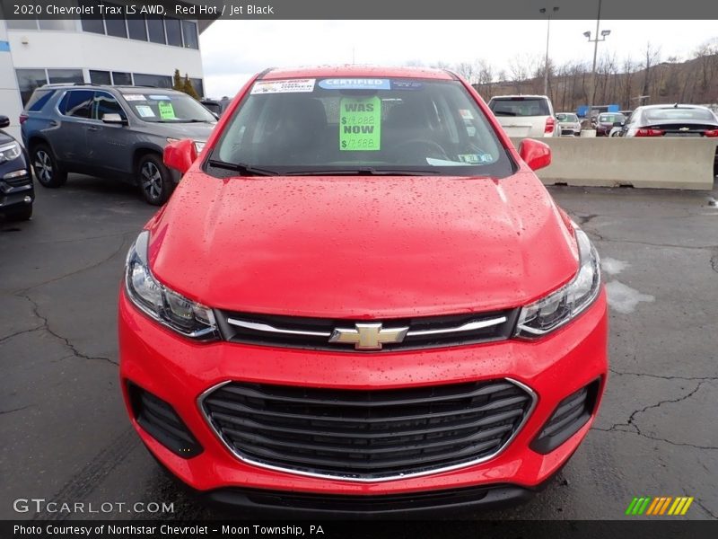 Red Hot / Jet Black 2020 Chevrolet Trax LS AWD