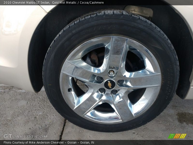 Gold Mist Metallic / Cocoa/Cashmere 2010 Chevrolet Malibu LT Sedan