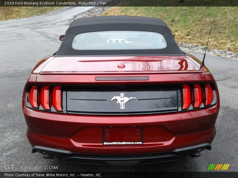 Ruby Red / Tan 2019 Ford Mustang EcoBoost Convertible