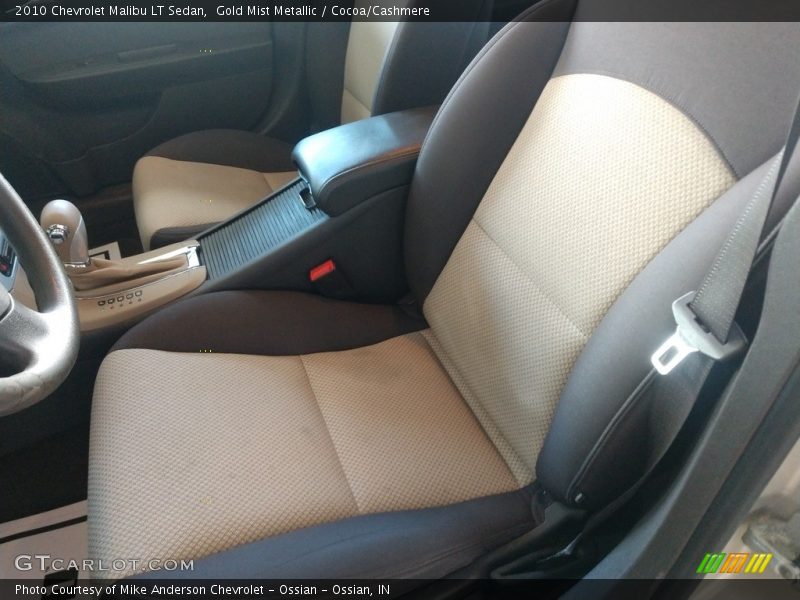 Gold Mist Metallic / Cocoa/Cashmere 2010 Chevrolet Malibu LT Sedan