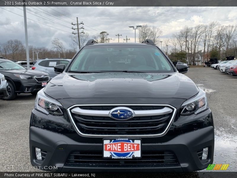 Crystal Black Silica / Gray 2021 Subaru Outback 2.5i Premium