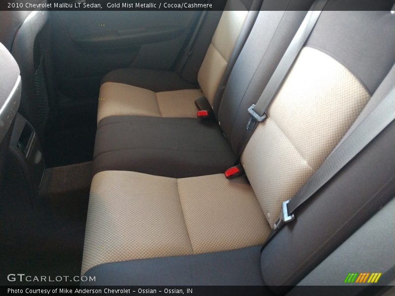 Gold Mist Metallic / Cocoa/Cashmere 2010 Chevrolet Malibu LT Sedan