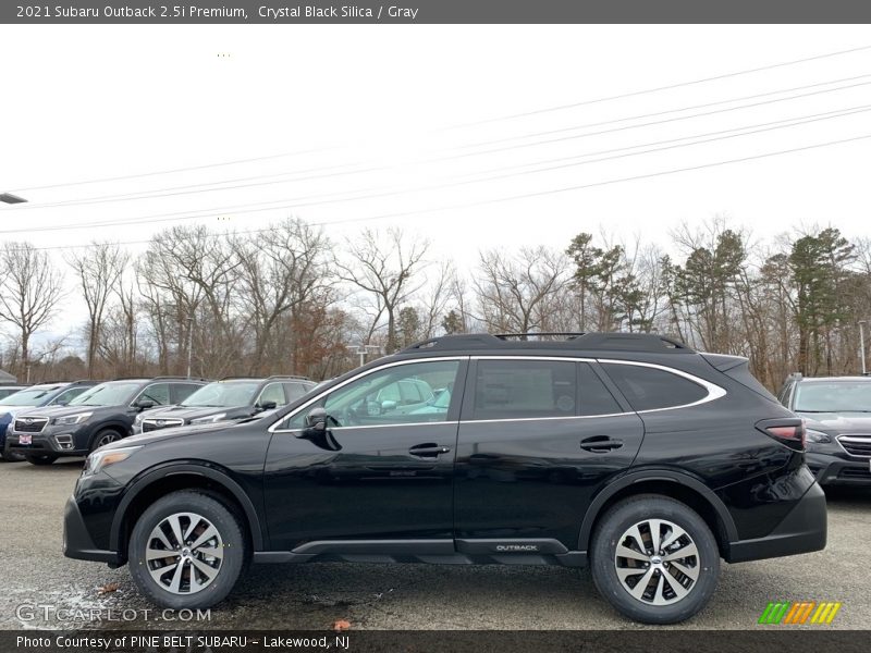 Crystal Black Silica / Gray 2021 Subaru Outback 2.5i Premium