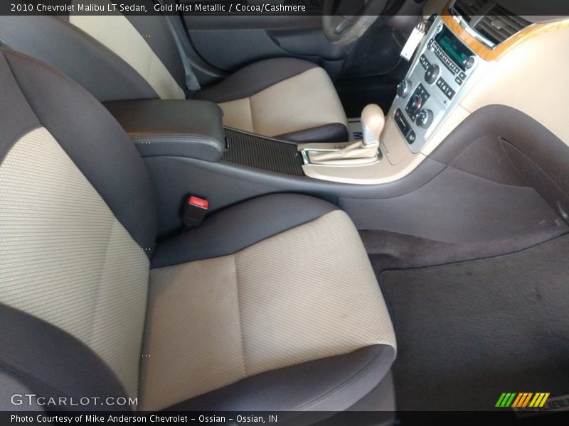 Gold Mist Metallic / Cocoa/Cashmere 2010 Chevrolet Malibu LT Sedan