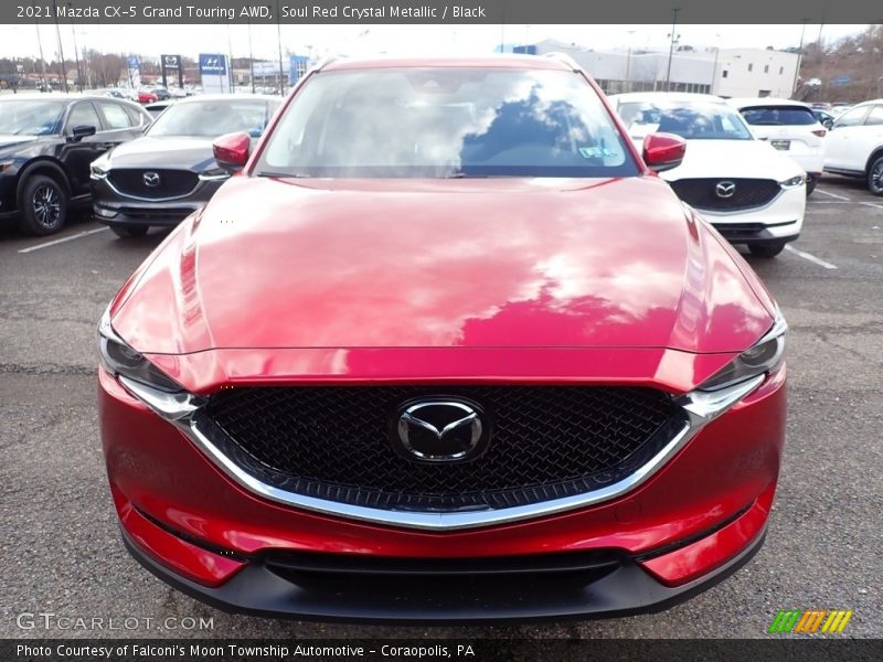 Soul Red Crystal Metallic / Black 2021 Mazda CX-5 Grand Touring AWD