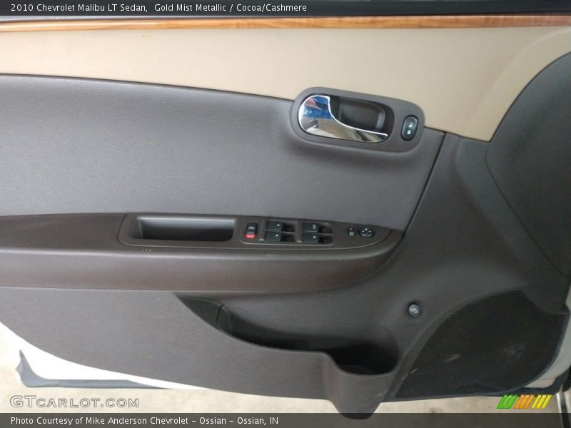 Gold Mist Metallic / Cocoa/Cashmere 2010 Chevrolet Malibu LT Sedan