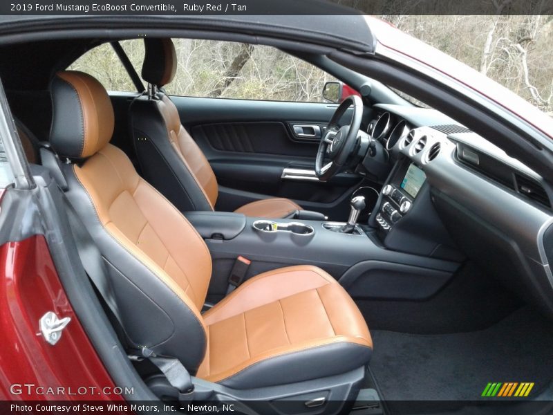 Ruby Red / Tan 2019 Ford Mustang EcoBoost Convertible