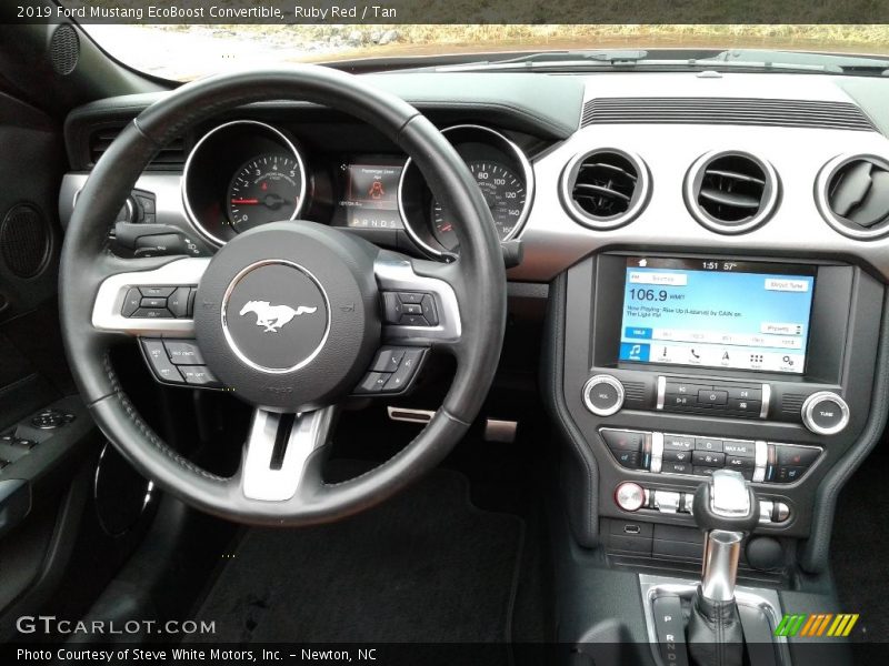 Ruby Red / Tan 2019 Ford Mustang EcoBoost Convertible