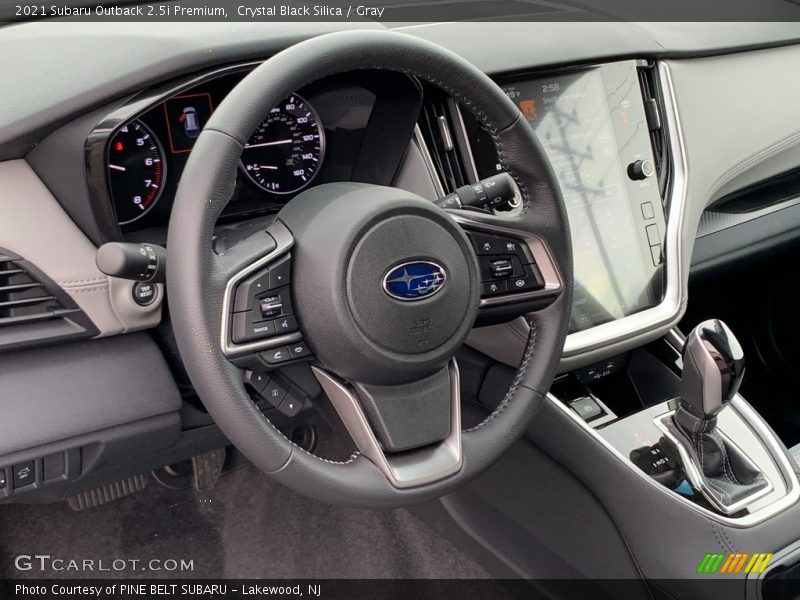 Crystal Black Silica / Gray 2021 Subaru Outback 2.5i Premium