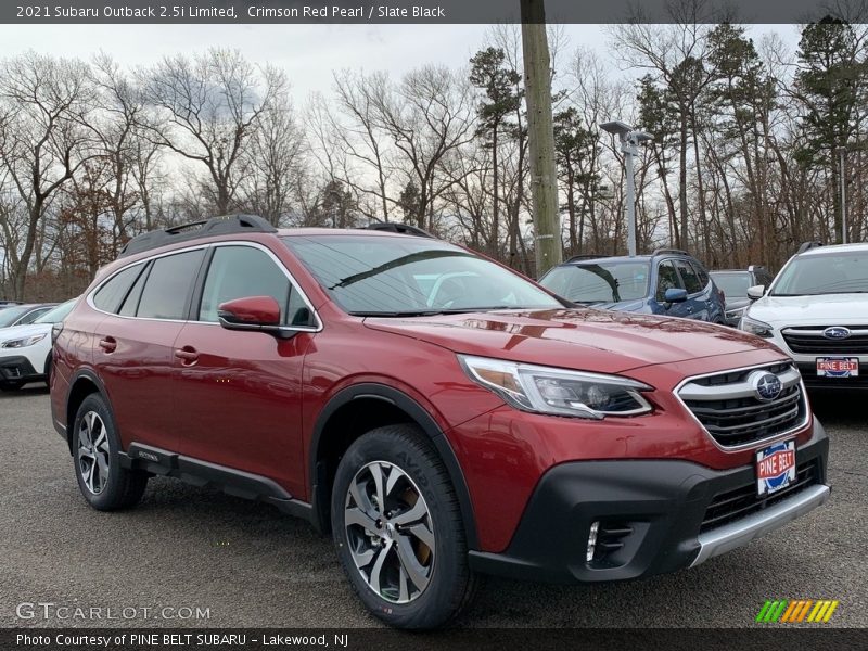 Crimson Red Pearl / Slate Black 2021 Subaru Outback 2.5i Limited