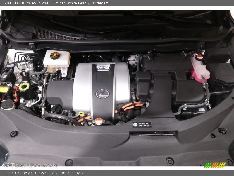  2016 RX 450h AWD Engine - 3.5 liter DOHC 24-Valve VVT-i V6