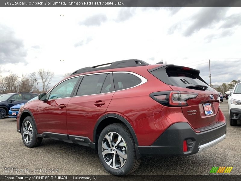 Crimson Red Pearl / Slate Black 2021 Subaru Outback 2.5i Limited