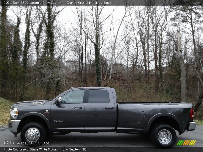 Granite Crystal Metallic / Black 2021 Ram 3500 Laramie Crew Cab 4x4