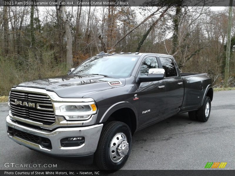 Granite Crystal Metallic / Black 2021 Ram 3500 Laramie Crew Cab 4x4