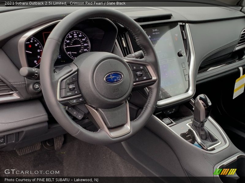 Crimson Red Pearl / Slate Black 2021 Subaru Outback 2.5i Limited