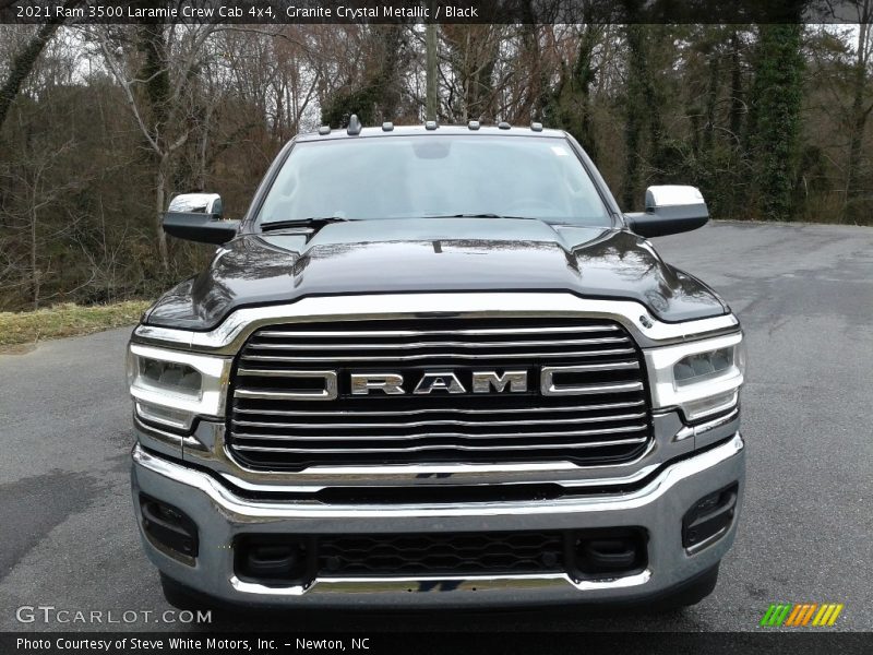 Granite Crystal Metallic / Black 2021 Ram 3500 Laramie Crew Cab 4x4