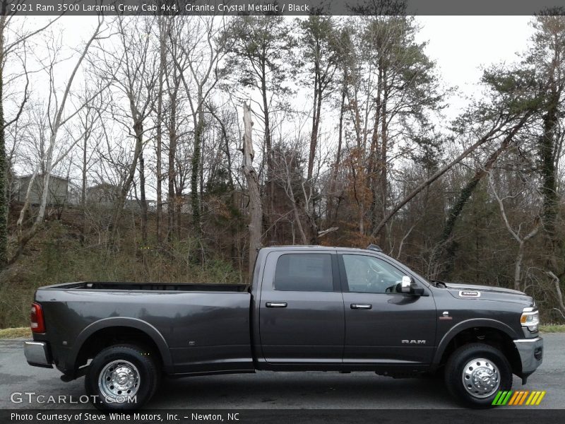 Granite Crystal Metallic / Black 2021 Ram 3500 Laramie Crew Cab 4x4