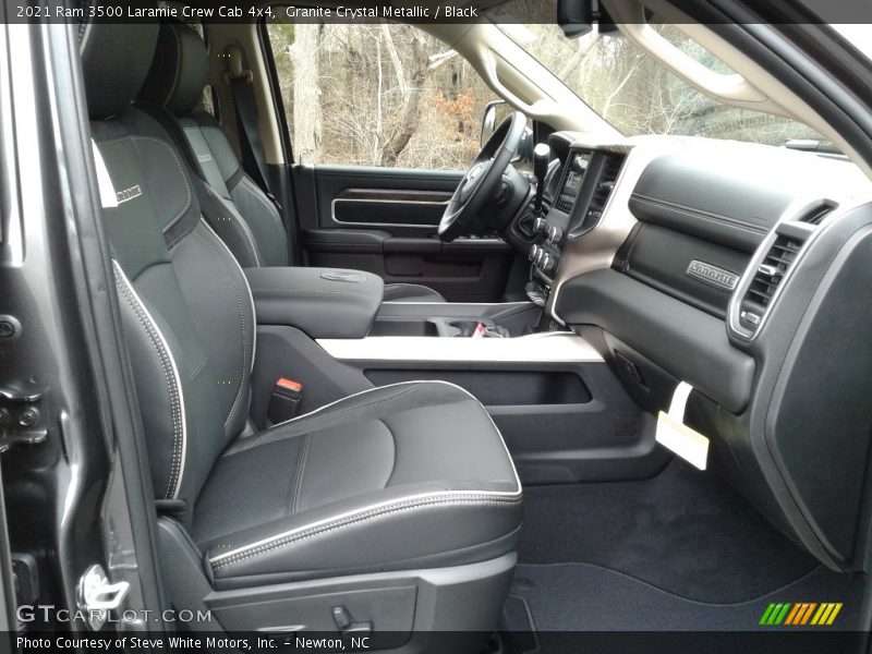 Granite Crystal Metallic / Black 2021 Ram 3500 Laramie Crew Cab 4x4