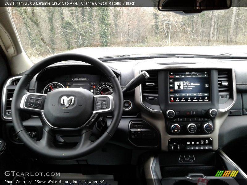 Granite Crystal Metallic / Black 2021 Ram 3500 Laramie Crew Cab 4x4