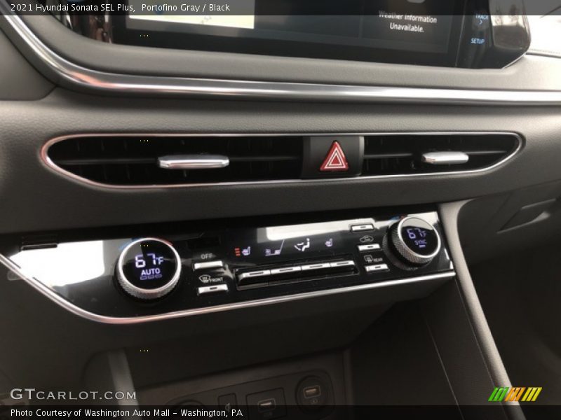 Portofino Gray / Black 2021 Hyundai Sonata SEL Plus