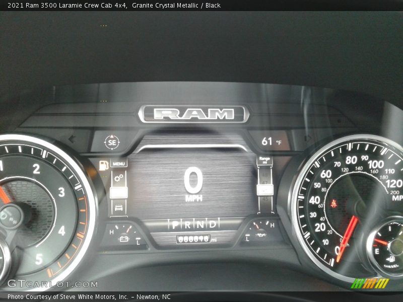 Granite Crystal Metallic / Black 2021 Ram 3500 Laramie Crew Cab 4x4