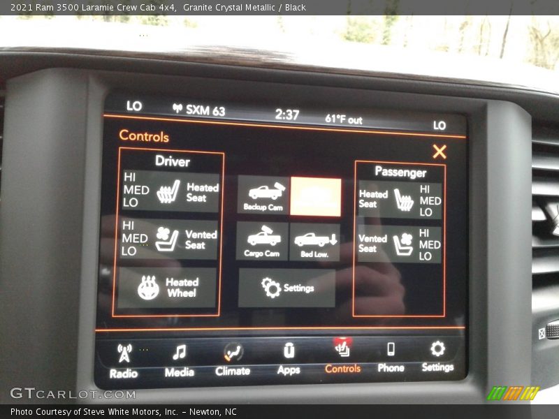 Granite Crystal Metallic / Black 2021 Ram 3500 Laramie Crew Cab 4x4