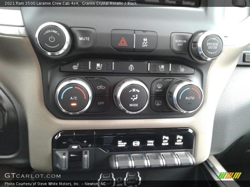 Granite Crystal Metallic / Black 2021 Ram 3500 Laramie Crew Cab 4x4