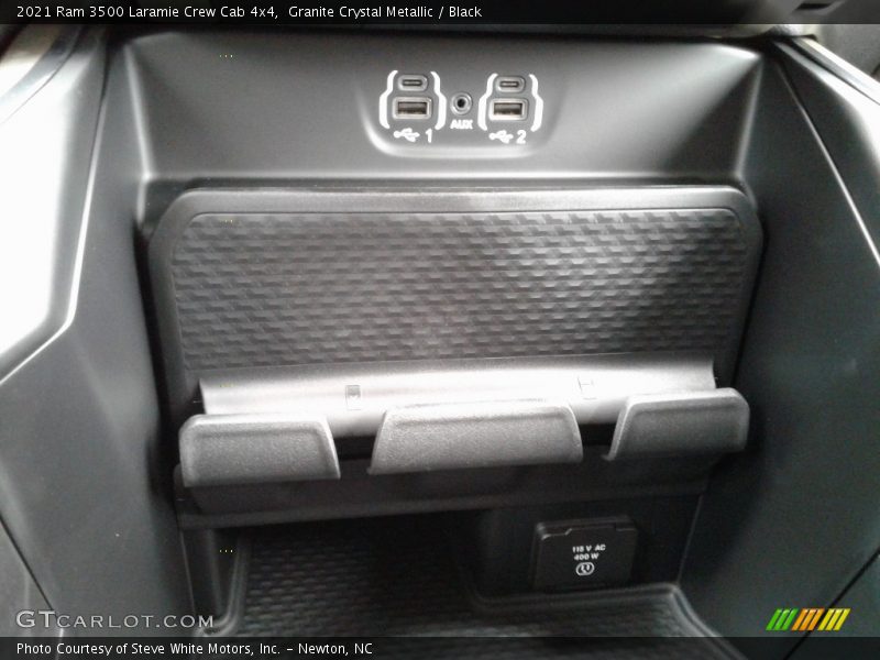 Granite Crystal Metallic / Black 2021 Ram 3500 Laramie Crew Cab 4x4