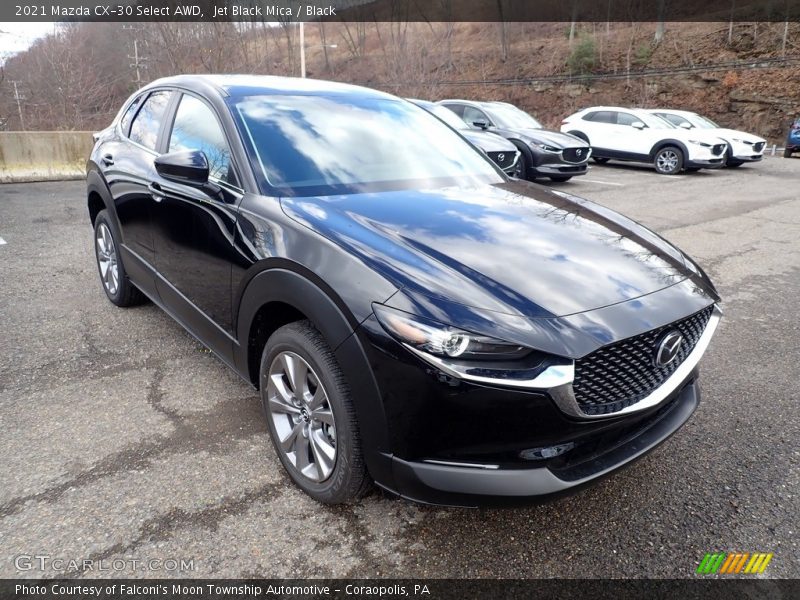 Jet Black Mica / Black 2021 Mazda CX-30 Select AWD