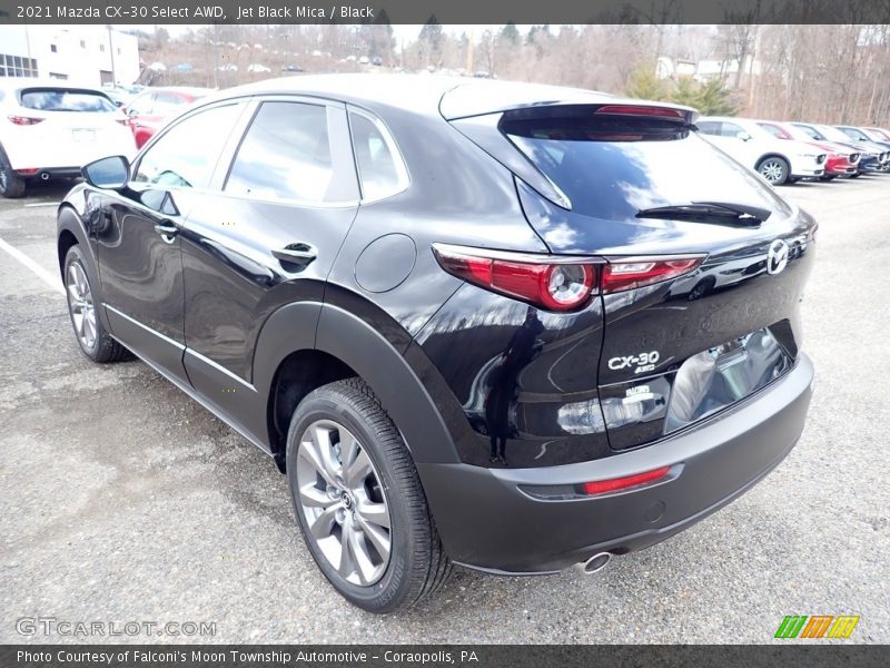 Jet Black Mica / Black 2021 Mazda CX-30 Select AWD
