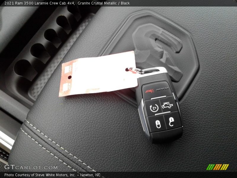 Granite Crystal Metallic / Black 2021 Ram 3500 Laramie Crew Cab 4x4