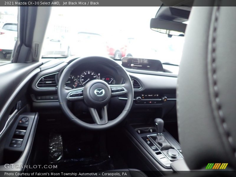 Jet Black Mica / Black 2021 Mazda CX-30 Select AWD