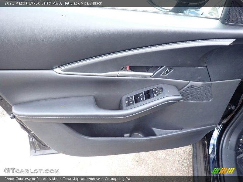 Jet Black Mica / Black 2021 Mazda CX-30 Select AWD