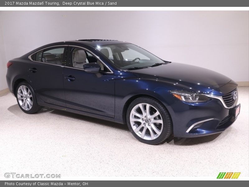 Deep Crystal Blue Mica / Sand 2017 Mazda Mazda6 Touring