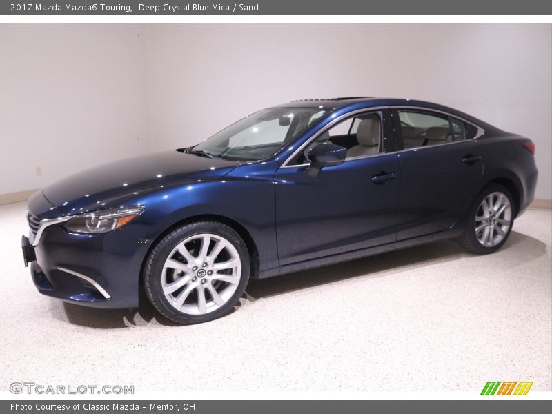 Deep Crystal Blue Mica / Sand 2017 Mazda Mazda6 Touring