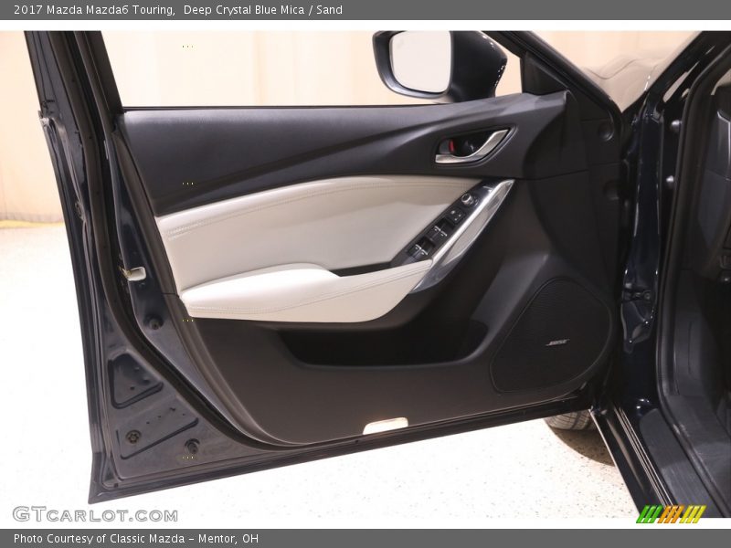 Deep Crystal Blue Mica / Sand 2017 Mazda Mazda6 Touring
