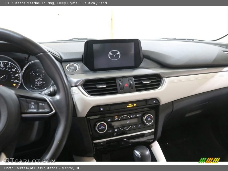 Deep Crystal Blue Mica / Sand 2017 Mazda Mazda6 Touring